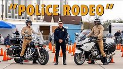 Police Motorcycle Competition! BMW R1200 RT-P vs. Harley-Davidson Road King | Common Tread XP