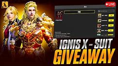 GG is Live - Ignis X Suit - New X Suit Crate Opening Pubg - New X Suit Giveaway - Pubg Mobile