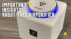 Important details about the Sharp Plasmacluster Ion IG-EX20-W Air Purifier