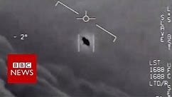 UFO spotted by US fighter jet pilots, new footage reveals - BBC News