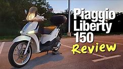 Piaggio Liberty 150cc Scooter Review