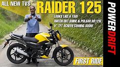 TVS Raider 125 | First Ride Review | PowerDrift
