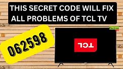 TCL TV SECRET CODE 062598