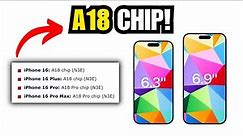 iPhone 16 - A18 Chip News