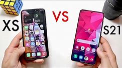 Samsung Galaxy S21 Vs iPhone XS! (Comparison) (Review)