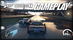 FORZA 7 FIRST FULL GAMEPLAY! (Rain, Storms, w/4K in des..)