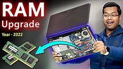 How to Upgrade RAM in Laptop | RAM Upgrade Kaise Karen | RAM vs SSD Which is Better | RAM Upgrade