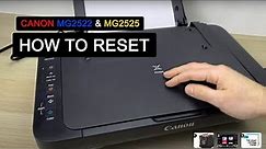 Canon Printer Reset Factory Settings | Print & Scan Error Fix | MG3620