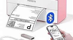 MUNBYN Bluetooth Thermal Label Printer, 4x6 Shipping Label Printer for Shipping Packages, Compatible with iOS, Android, PC, Mac, Chrome OS, Etsy, Ebay, Shopify, Amazon, USPS and More