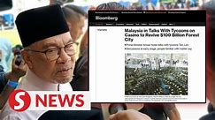 Stakeholders to take action on casino licence report, says Anwar - video Dailymotion