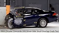 1998-2004 Chrysler Concorde / LHS / 300M / Dodge Intrepid IIHS Small Overlap Crash Test (Research)