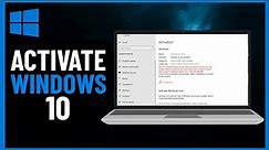 How to Activate Windows 10 | Step by Step Guide
