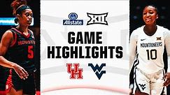 Houston at West Virginia | Big 12 Women's Basketball Highlights | January 17, 2024