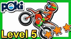 Moto X3M Bike Race Game Level 5 [3 Stars] Poki.com