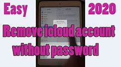 Remove find my ipad mini / Find My iPhone / Remove iCloud ID without Password