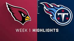 Cardinals vs. Titans highlights | Week 1