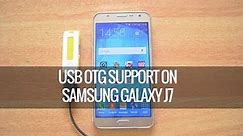 USB OTG Support on Samsung Galaxy J7