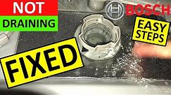 Bosch Dishwasher not Draining Water - Fixed