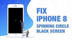iPhone 8/8 Plus Black Screen Spinning Wheel/Circle? The Quickest Solution Here