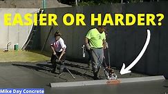 Is Using A Concrete Power Screed EASY or HARD? (My 2 Cents Worth)