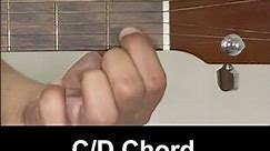 How To Play The C/D Chord On Guitar - Guvna Guitars