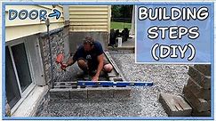 1st Course First | (DIY) Concrete Block Steps