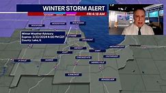 Chicago weather: Up to 5 inches of snow in the suburbs