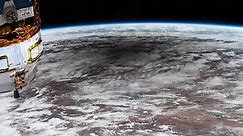 Here's what an eclipse looks like from space