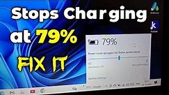 How to Fix Laptop Not Charging to 100 Percent ? | How to Fix Laptop Battery Stops Charging at 80 % ?