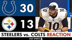 Steelers INSTANT Reaction & News After 30-13 Loss vs. Colts - Trubisky Benched In 3rd Straight Loss