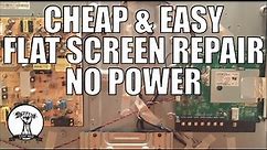Cheap TV Repair - Fix a Flat Screen TV With No Power - Replacing Main Board