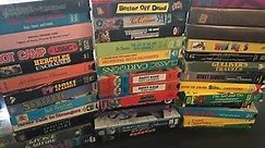 Latest Thrift Store Haul - 40 VHS tapes for $4