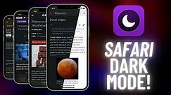 How to Activate DARK MODE in Safari on Any iPhone! 🌙
