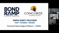 Bond Ramp Surety Bond Demo - Concorde General Agency