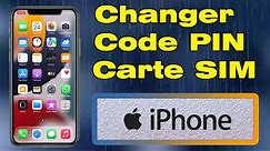 Comment changer le code PIN de la carte SIM sur iPhone