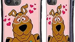 Head Case Designs Officially Licensed Scooby-Doo Scooby Love Seasons Hybrid Case Compatible with Apple iPhone 14 Pro Max