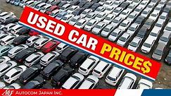Used Car Prices at Autocom Japan Stock
