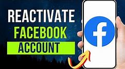 How To Reactivate Facebook Account 2024