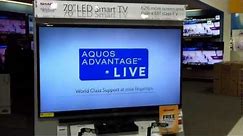 Sharp Aquos tv 70" LED 3D smart tv 2015