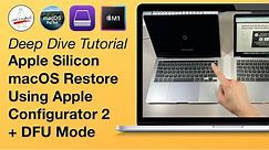 Restore macOS on an Apple Silicon M1 Mac! + Boot to DFU Mode Deep Dive Tutorial - MacBook Pro & Air!
