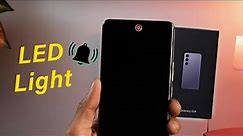 How to Set Led Notification Light on Samsung Galaxy S24, #SamsungGalaxyS24