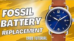 Fossil Battery Replacement | Fossil Watch | Battery Replacement | DIY