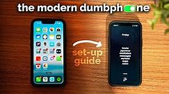How to make your smartphone into a dumb phone - (Modern Dumbphone)