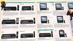 AIWA Catalog '93/'94 TVs Combination VCR Video Cassette Recorder English