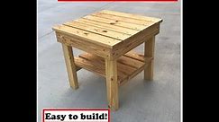 DIY Outdoor Patio Table Build (free dimensions included)