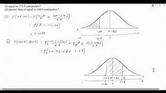 Normal Distribution | The heights of 1000 students are normally distributed with a mean of 174.5
