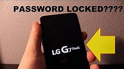 LG G7 thinQ : How to RESET forgot LOCK (password, pattern, fingerprint)