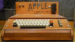 The Original Apple Computer "Apple I" in 1976.