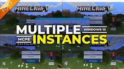How to Run Multiple Instances of MCPE | Minecraft Bedrock Edition | WINDOWS 10