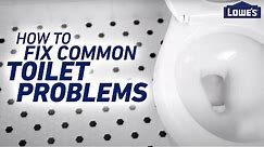 How To Fix Common Toilet Problems